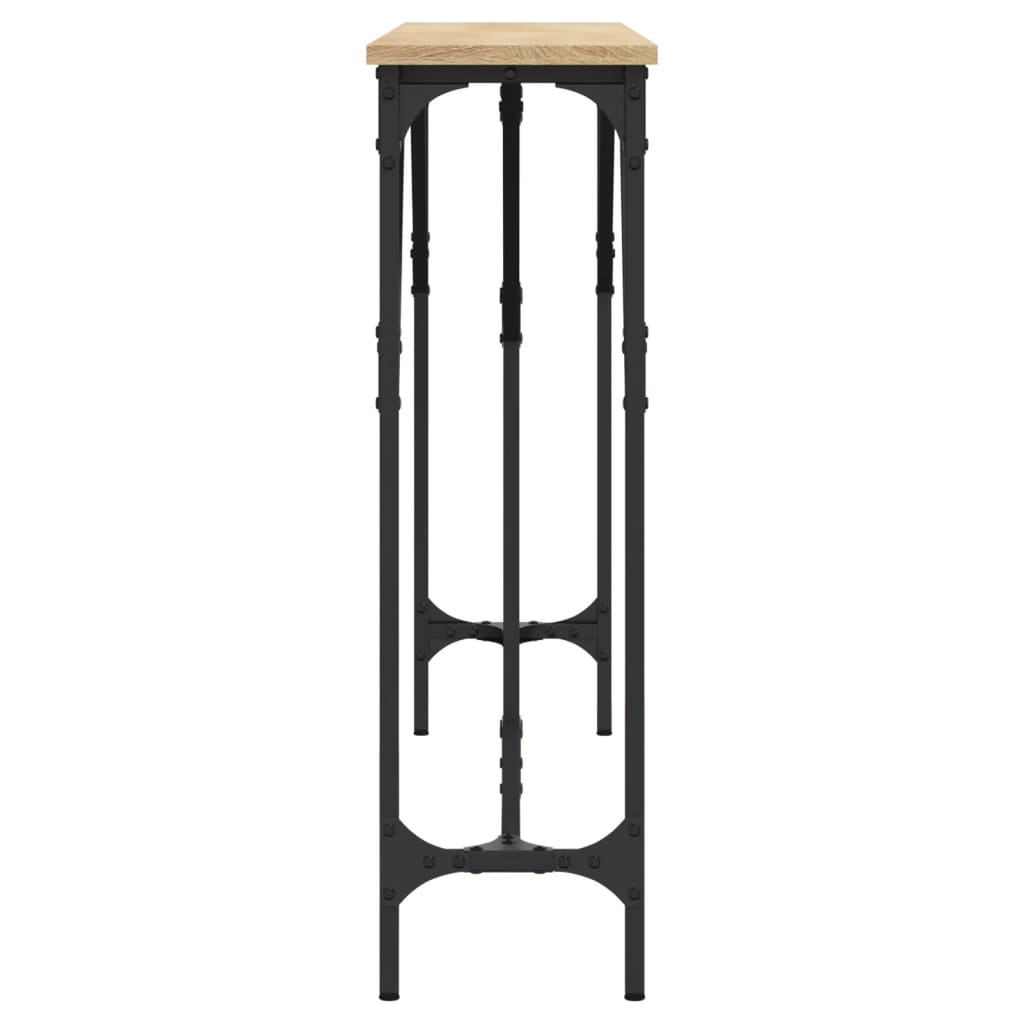 Console Table Sonoma Oak 140x23x75 cm Engineered Wood